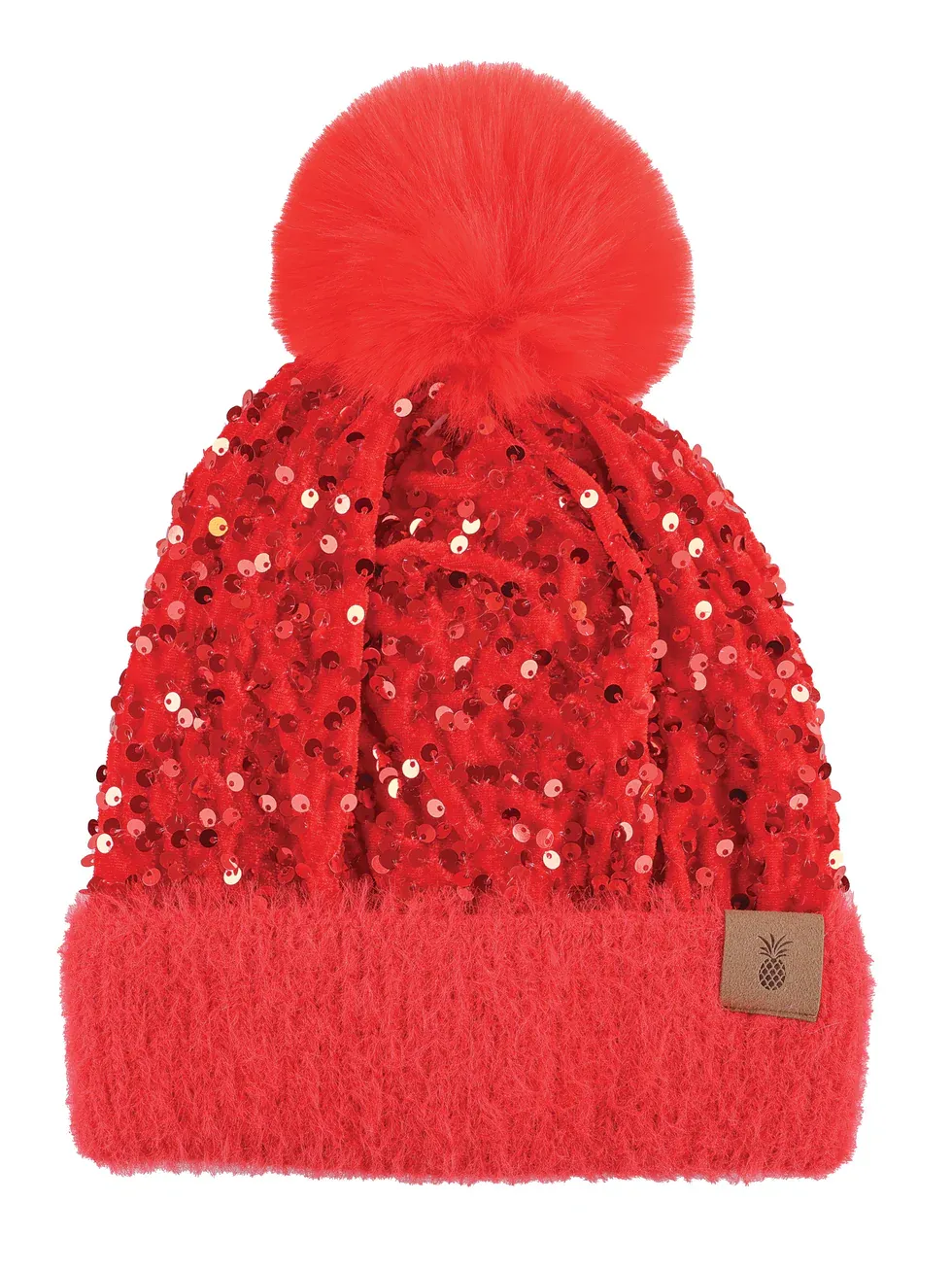 Simply Southern Red Sequin Beanie