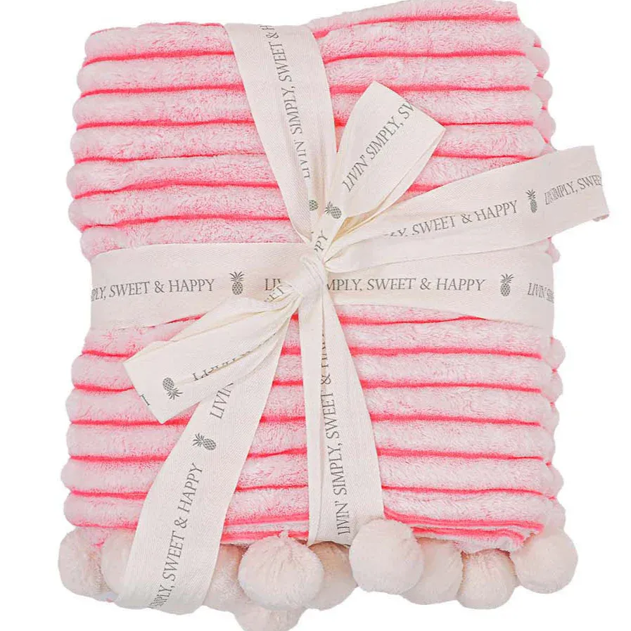 Simply Southern Super Soft Lux Throw Blanket - Candy