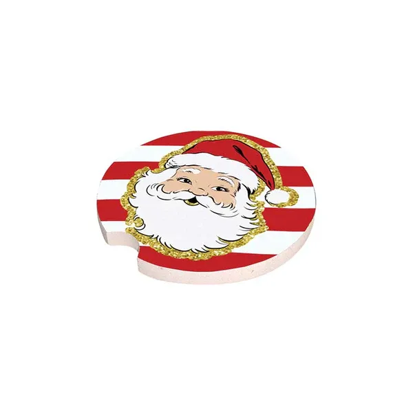 Simply Southern Holiday Car Coaster - Santa