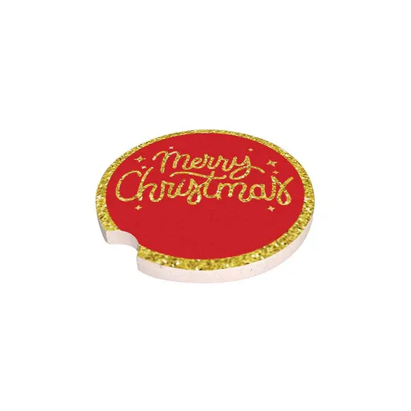 Simply Southern Holiday Car Coaster - Merry