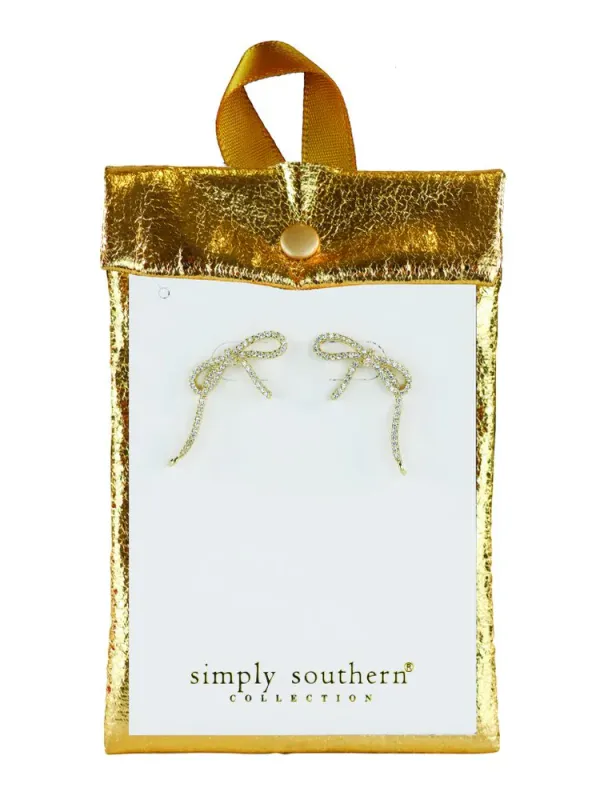 Simply Southern Bow Earrings - Dainty
