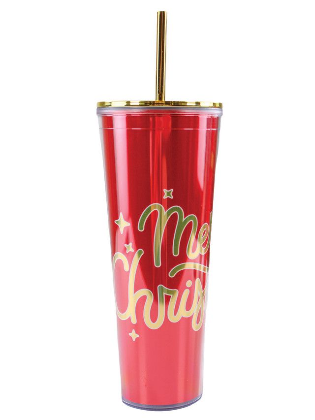 SIMPLY SOUTHERN 26oz HOLIDAY MERRY CHRISTMAS TUMBLER