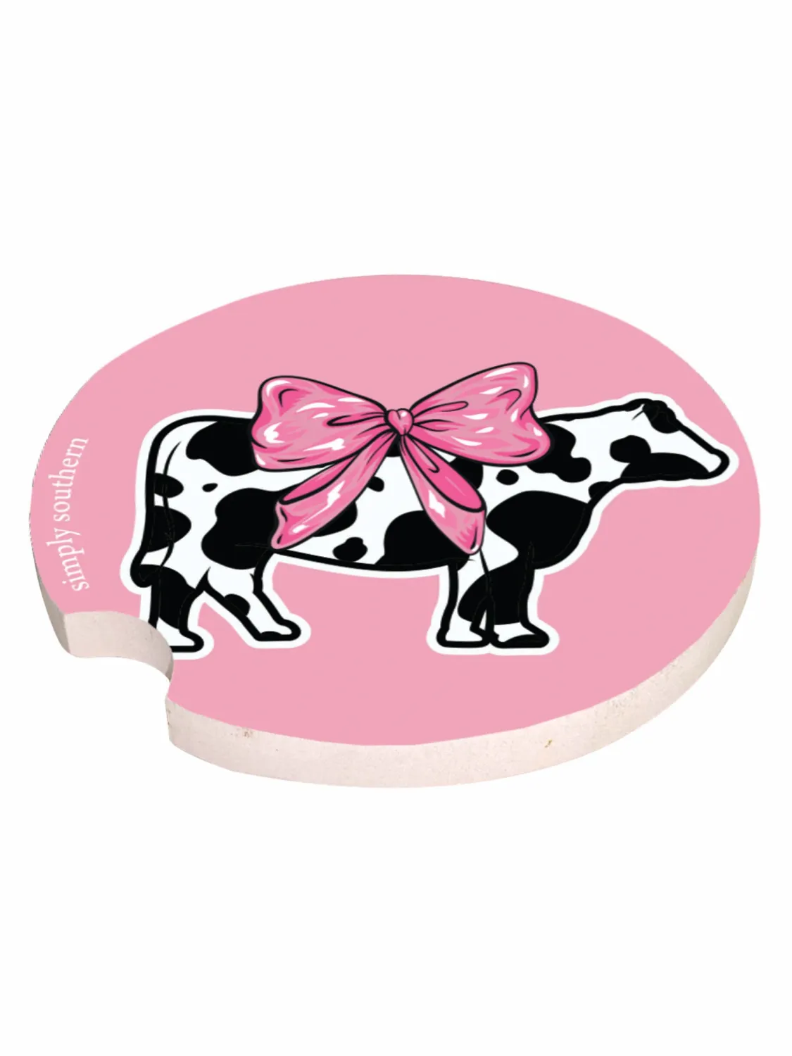 SIMPLY SOUTHERN CAR COASTER - COW
