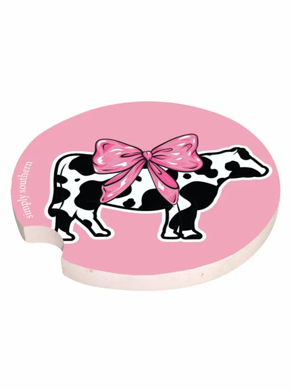 SIMPLY SOUTHERN CAR COASTER - COW