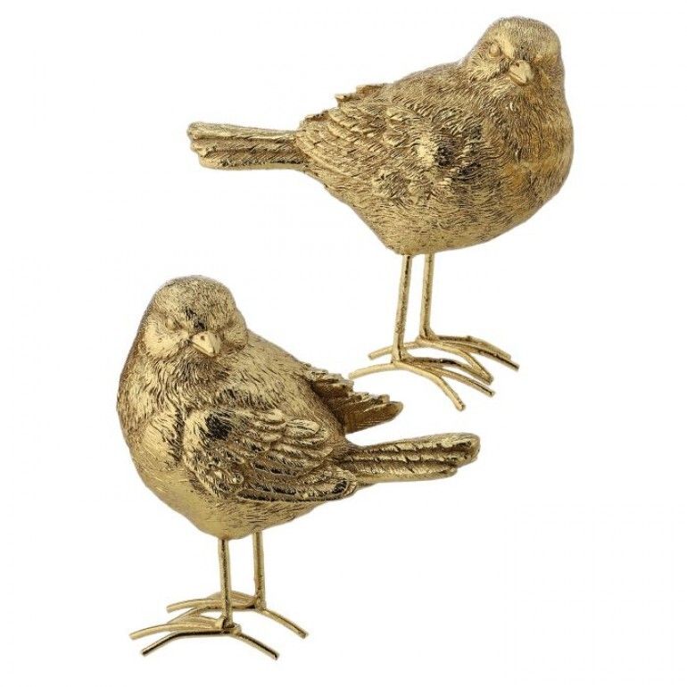 4.5&quot; Resin Glitter Bird