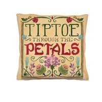 Tiptoe Through The Petals 18in Interchangeable Pillow Cover