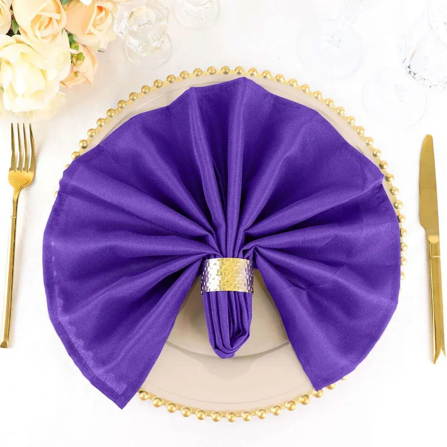 Purple Cloth Napkin 20x20