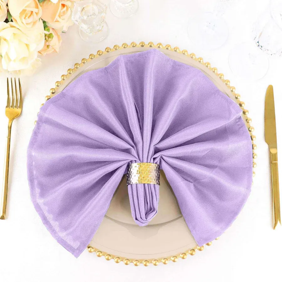 Lavender Lilac Cloth Napkin 20x20