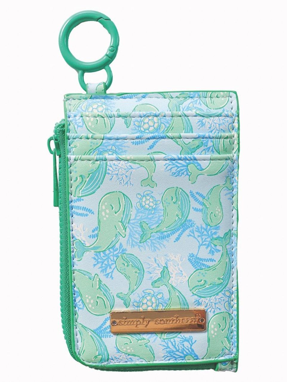 Simply Southern ID Coin Purse - Whale