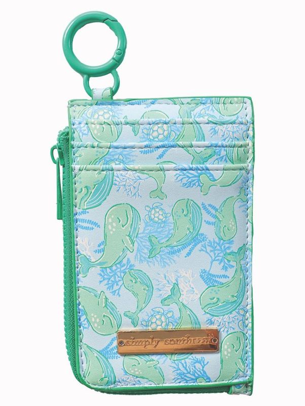 Simply Southern ID Coin Purse - Whale