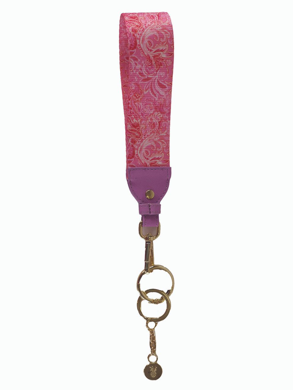Simply Southern Keyfob - Pink Paisley