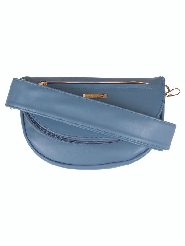 Simply Southern Leather Charleston Crossbody Purse - Azur
