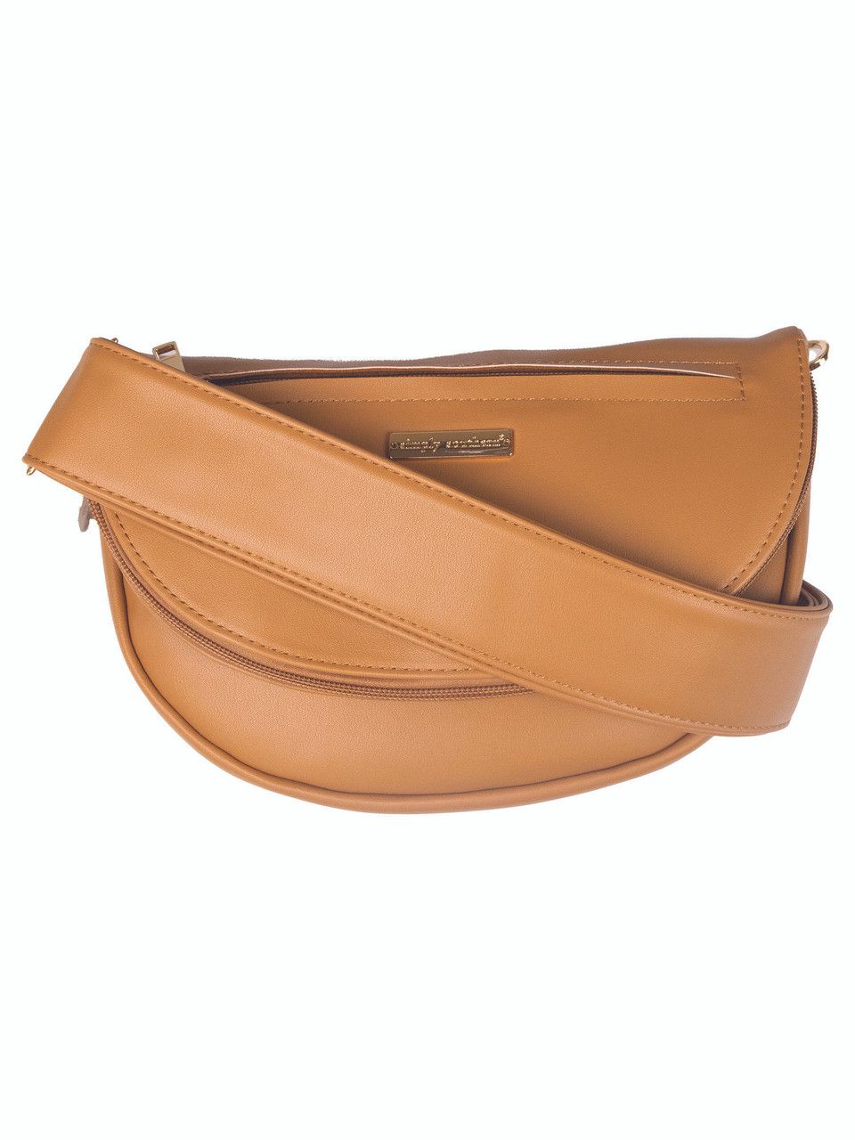 Simply Southern Leather Charleston Crossbody Purse - Chai