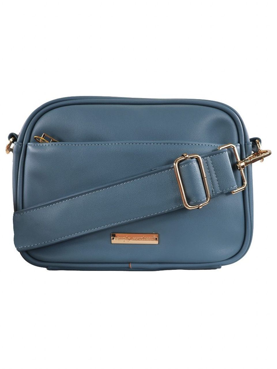 Simply Southern Leather Ibiza Crossbody Purse - Azur