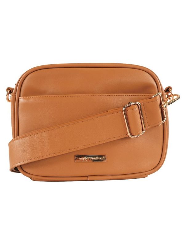 Simply Southern Leather Ibiza Crossbody Purse - Chai