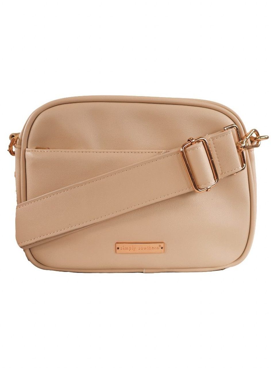 Simply Southern Leather Ibiza Crossbody Purse - Cream