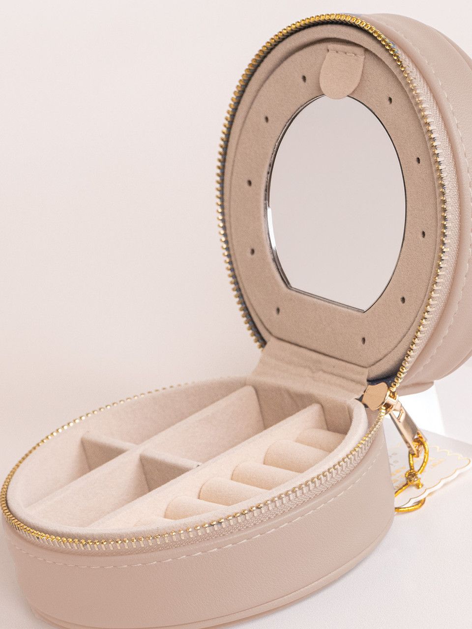 Simply Southern Leather Miami Jewelry Box - Cream