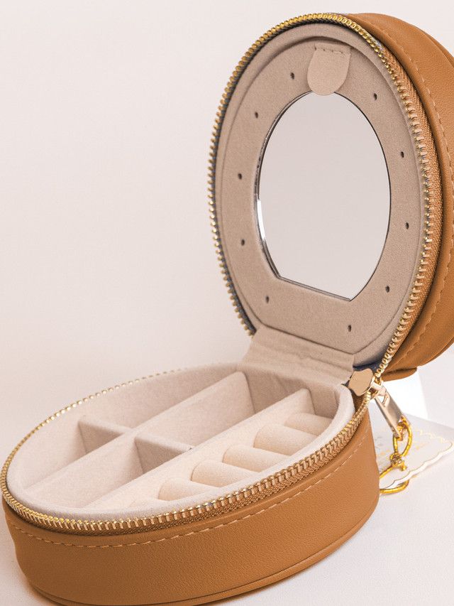 Simply Southern Leather Miami Jewelry Box - Chai