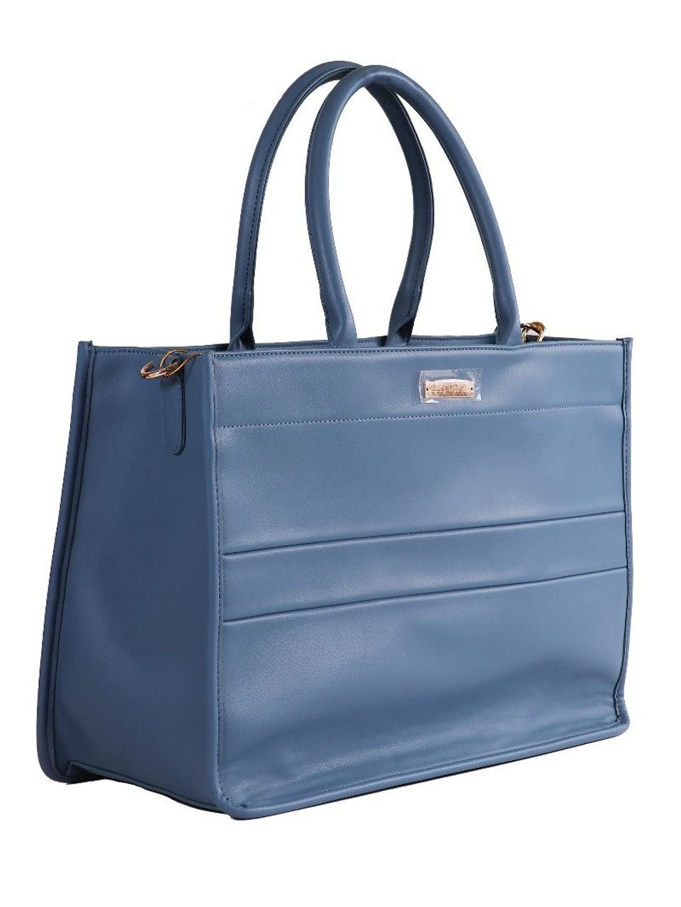 Simply Southern Leather Milan Tote Purse - Azur