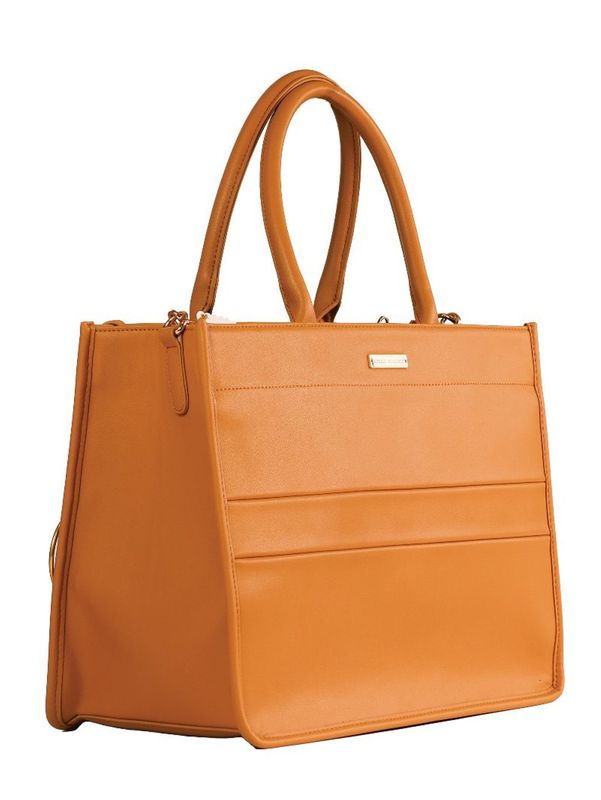 Simply Southern Leather Milan Tote Purse - Chai