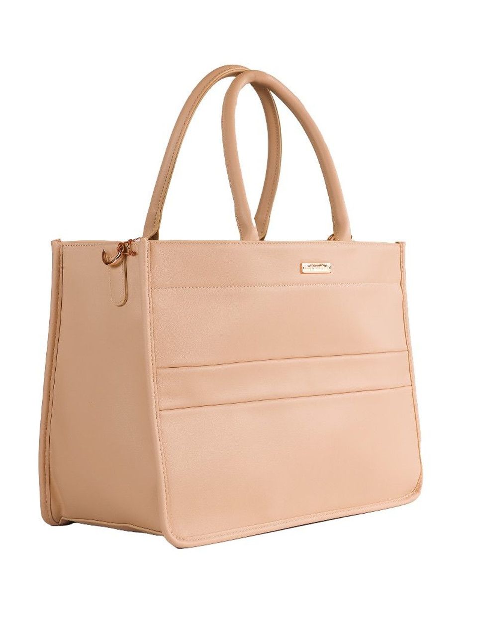 Simply Southern Leather Milan Tote Purse - Cream