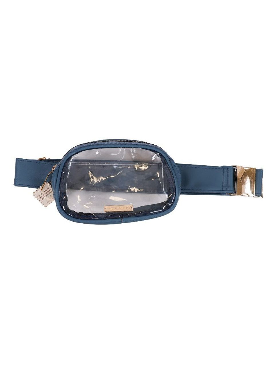 Simply Southern Leather Stadium Belt Bag - Azur