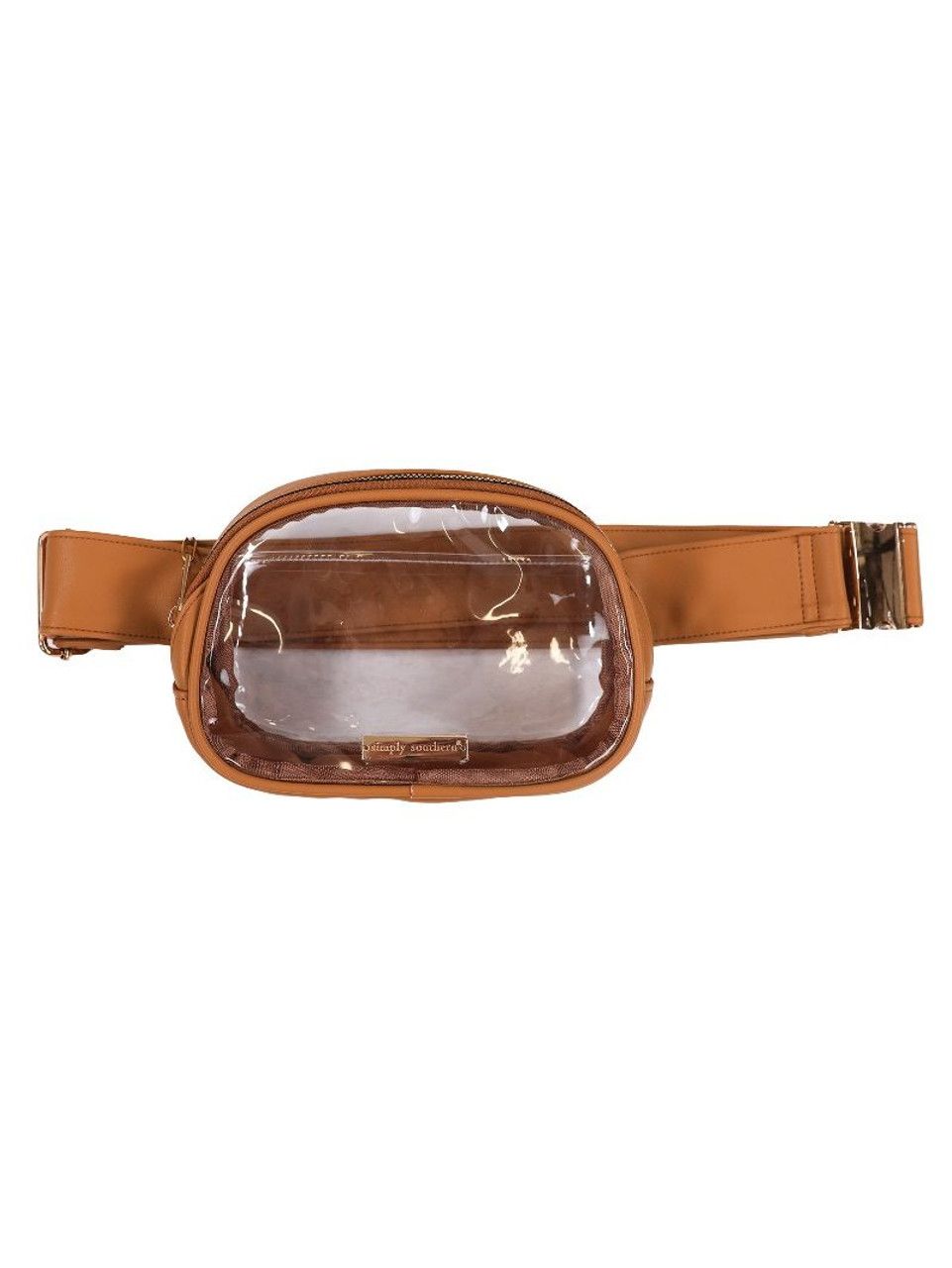 Simply Southern Leather Stadium Belt Bag - Chai