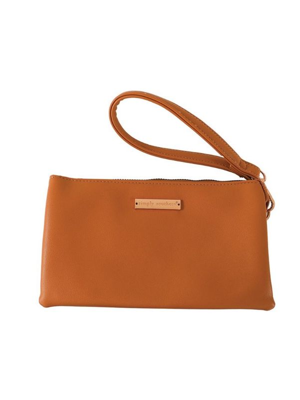 Simply Southern Leather Tuscan Crossbody Purse - Chai