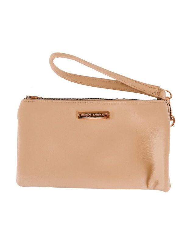 Simply Southern Leather Tuscan Crossbody Purse - Cream
