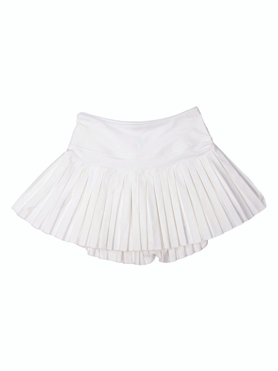 Simply Southern Pleated Skort - White - Small