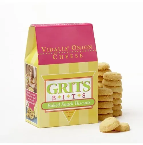 Grits Bits - Bite Sized Vidalia Onion Cheese Biscuits 3oz