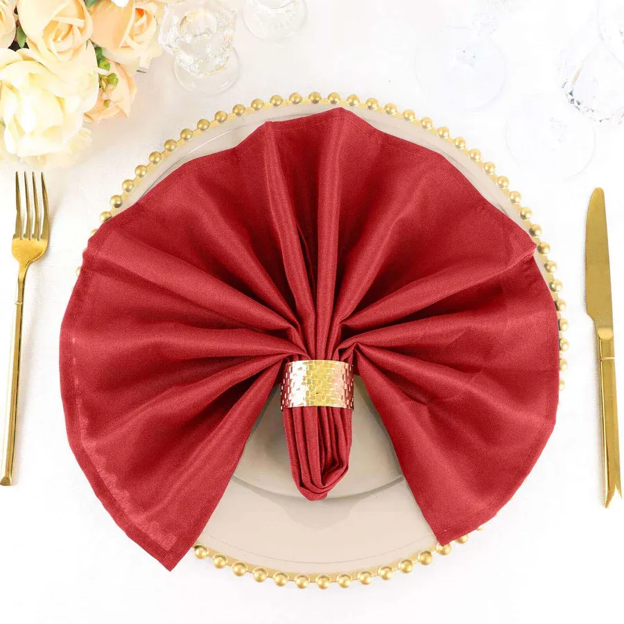 Red Cloth Napkins 20x20
