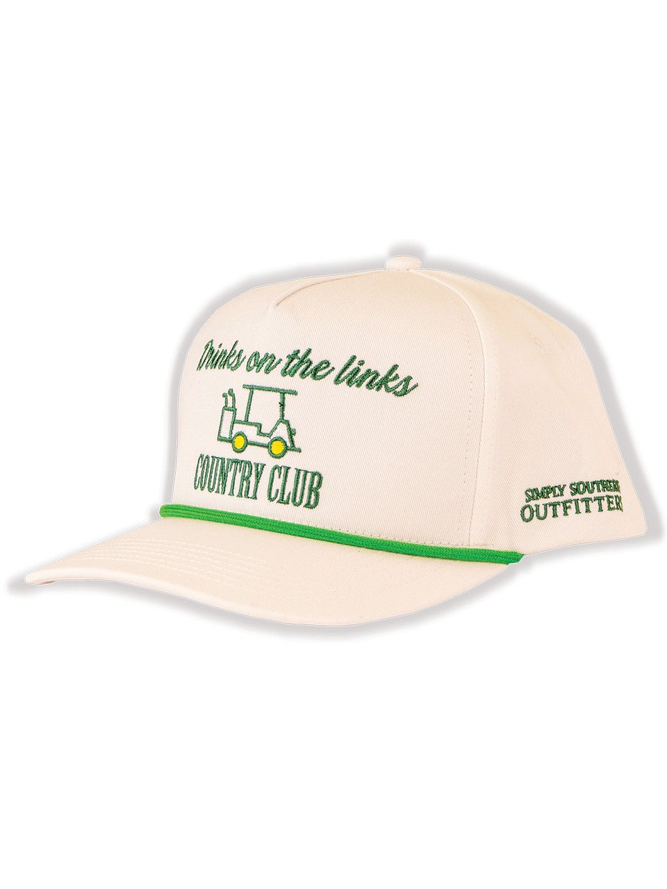 Simply Southern Outfitters Drinks On The Links Country Club Hat