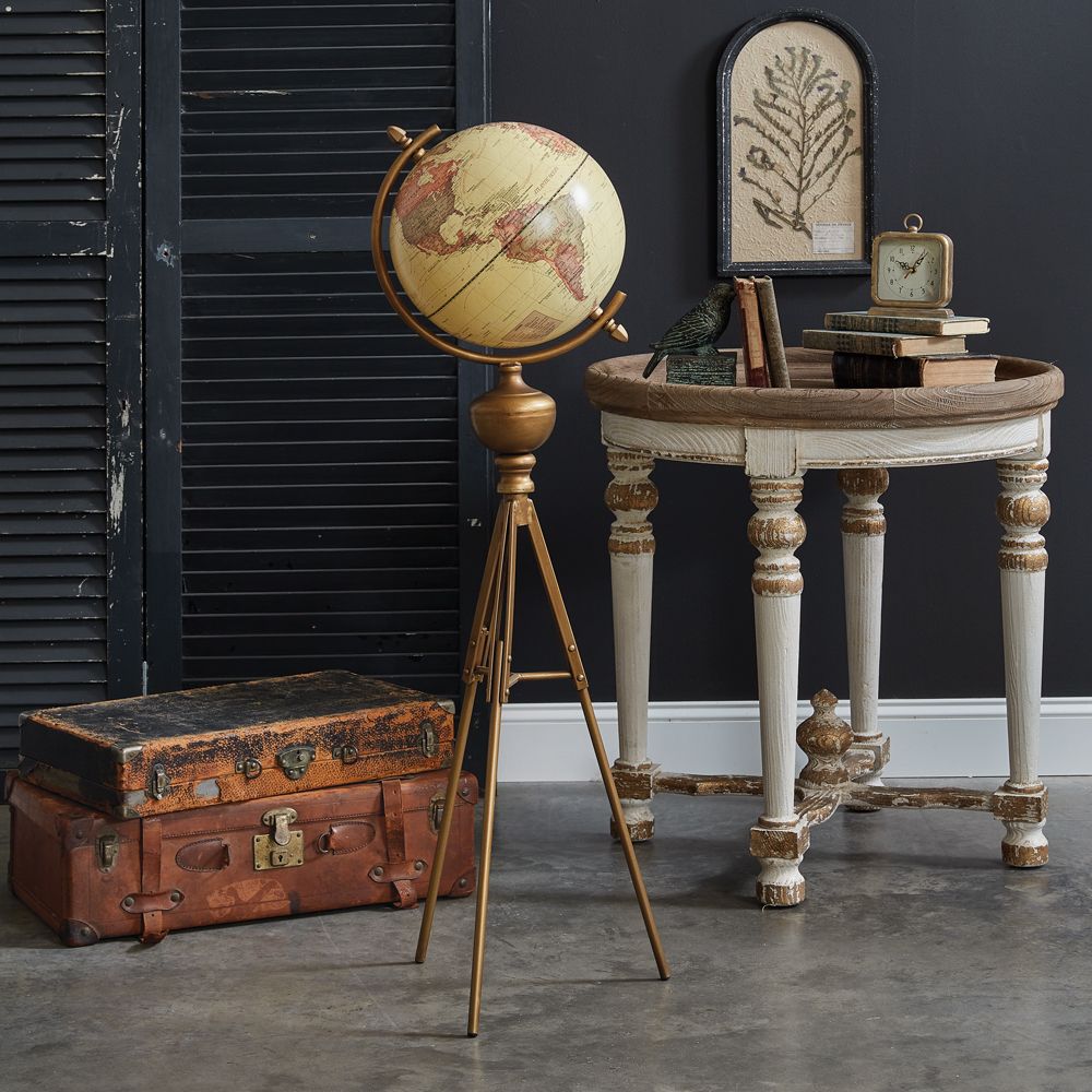 World Globe On Tripod Stand