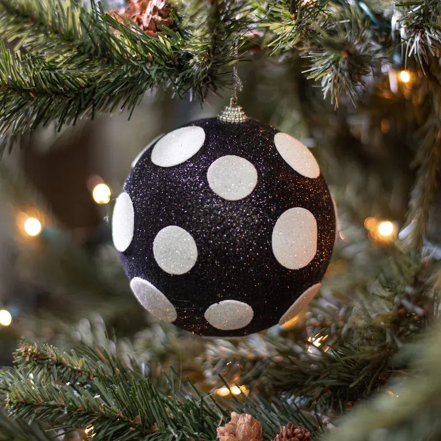 Orn Polkadot Ball 5&quot;