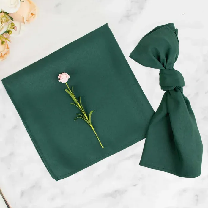 Hunter Emerald Green Cloth Napkin 20x20