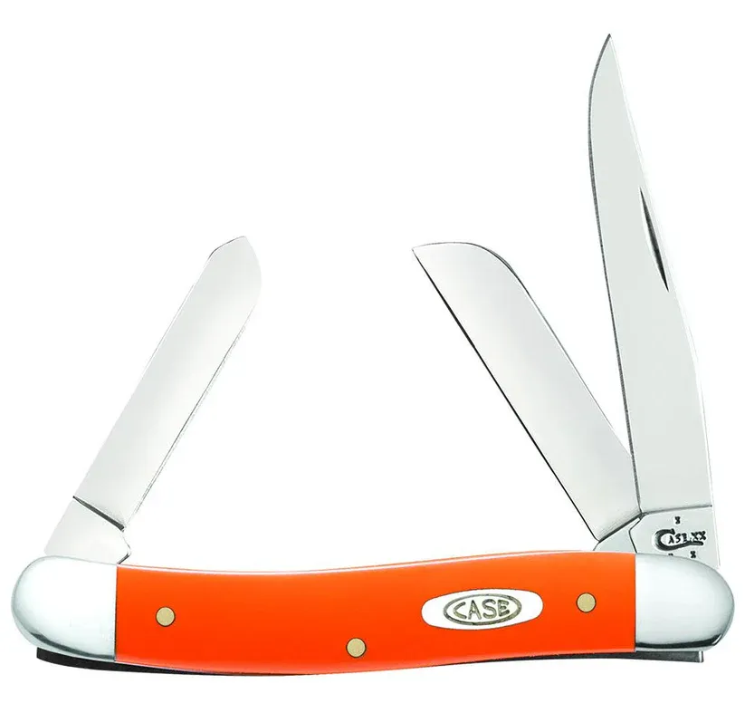 Orange Synthetic Smooth Medium Stockman (4318 SS)