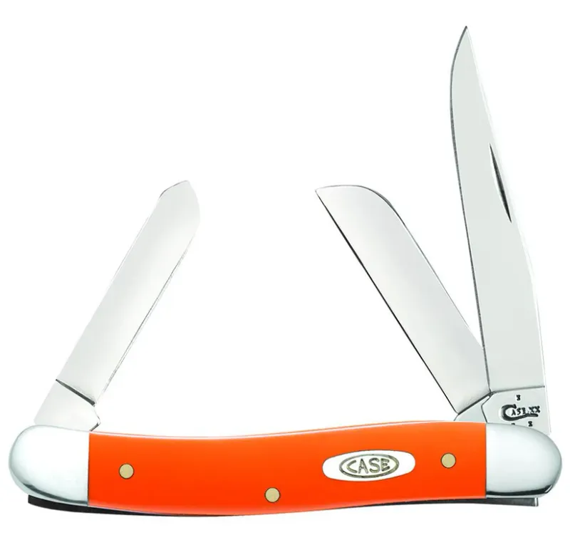 Orange Synthetic Smooth Medium Stockman (4318 SS)