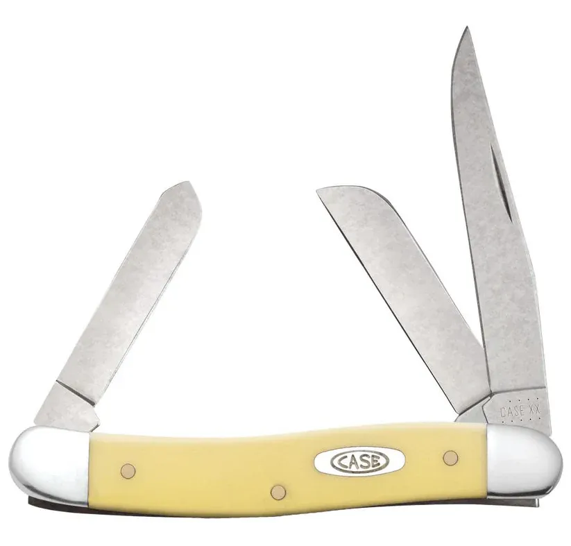 Yellow Synthetic Smooth Medium Stockman (3318 CS)