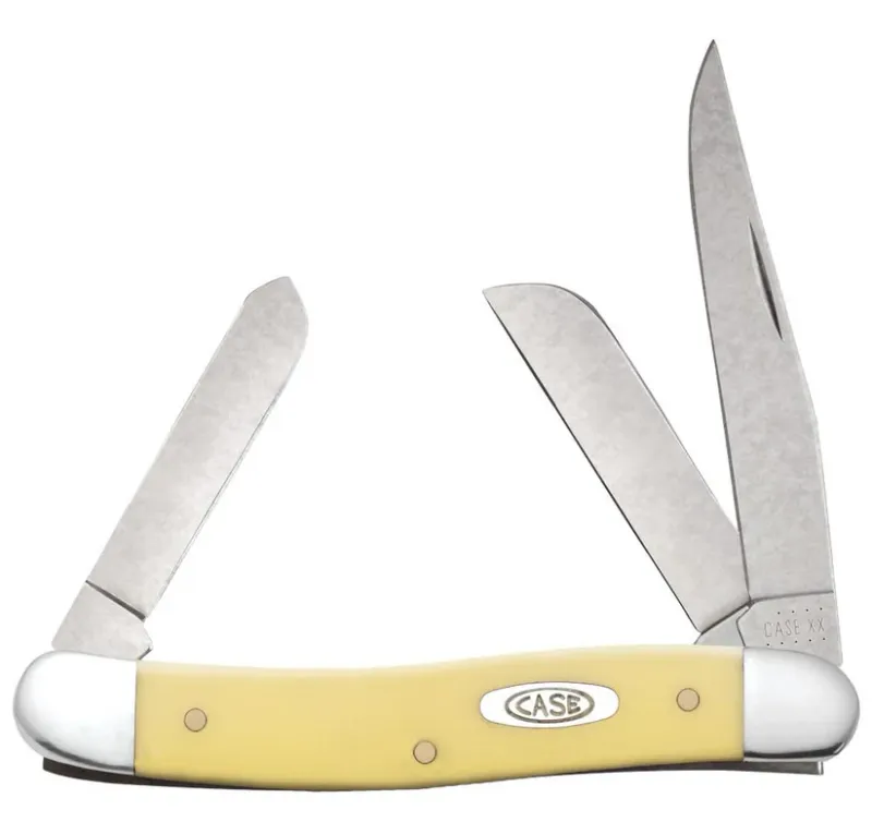 Yellow Synthetic Smooth Medium Stockman (3318 CS)