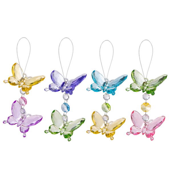 Double Tiered Butterfly Ornament