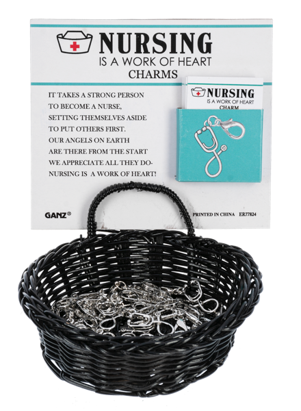 Nursing Is A Work Of Heart - Pocket Charm