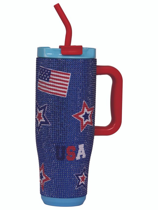 Simply Southern 40 oz Rhinestone Tumbler - USA
