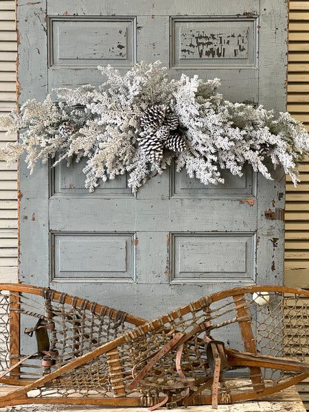 43&quot; Snowy Hemingway Fir Swag