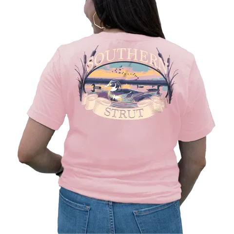 Southern Strut Blossom T-Shirt With Decoy Sunrise - XLarge