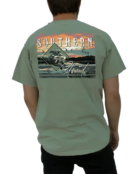 Southern Strut Bay T-Shirt With Marsh Dog - XLarge