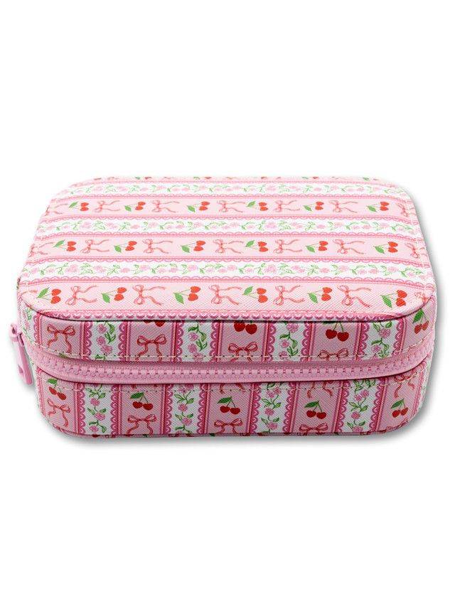 Simply Southern Light Up Jewelry Case - Cherry Stripe