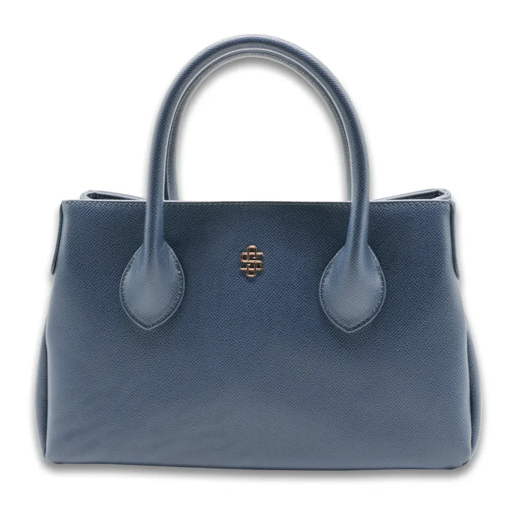 Simply Southern Vegan Leather Top Handle Bag - Navy