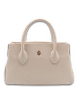 Simply Southern Vegan Leather Top Handle Bag - Beige