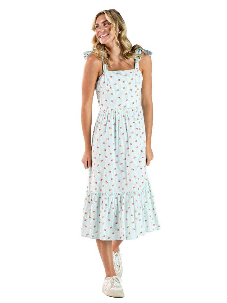 Simply Southern Strawberry Dress - XLarge